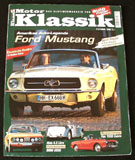 Mustang Cabriolet auf Motor Klassik Tittelblatt
